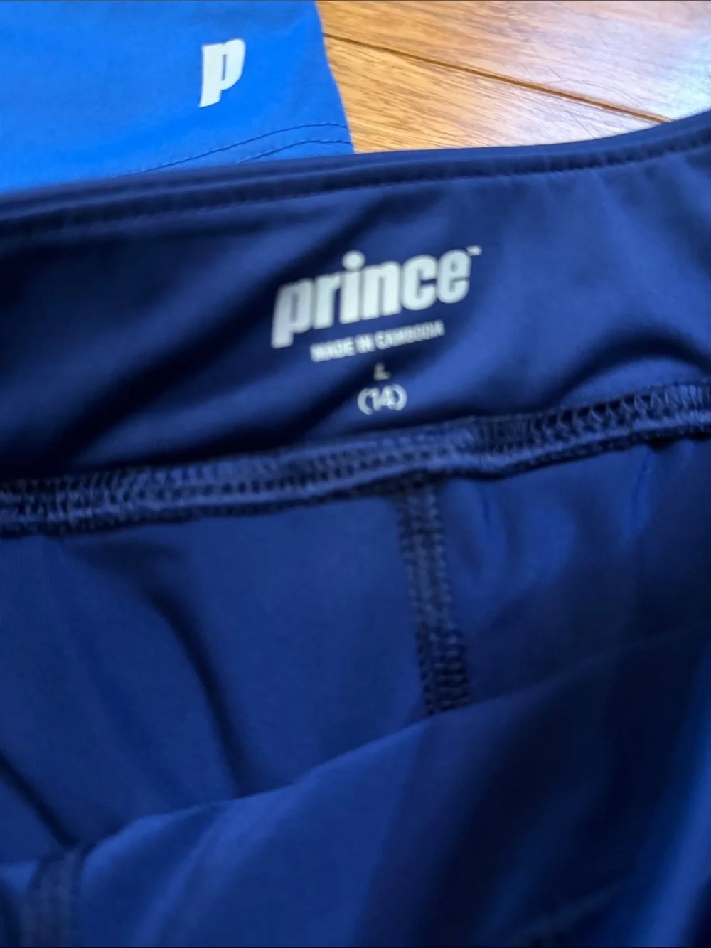 Prince girls tennis bundle of navy and neon skirts and graphic tee size 14 NWT